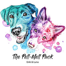 Hundeblog The Pell-Mell Pack Logo