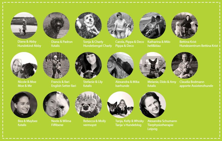 Mitwirkende am Hundetrick-E-Book